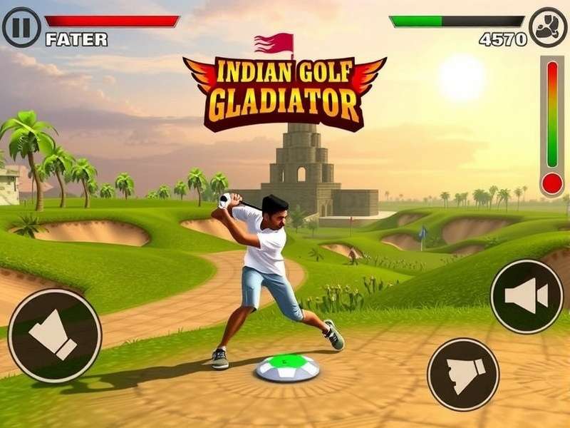 Indian Golf Gladiator Gameplay Screenshot